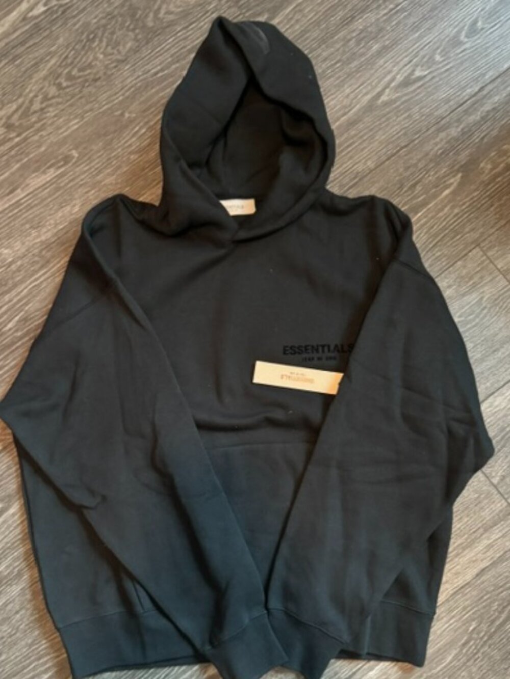ESSENTIALS Fear of God Limo Black Hoodie